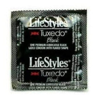 Sxwell, USA LLC Lifestyles Condom Tuxedo Black 1008/Case - 170199
