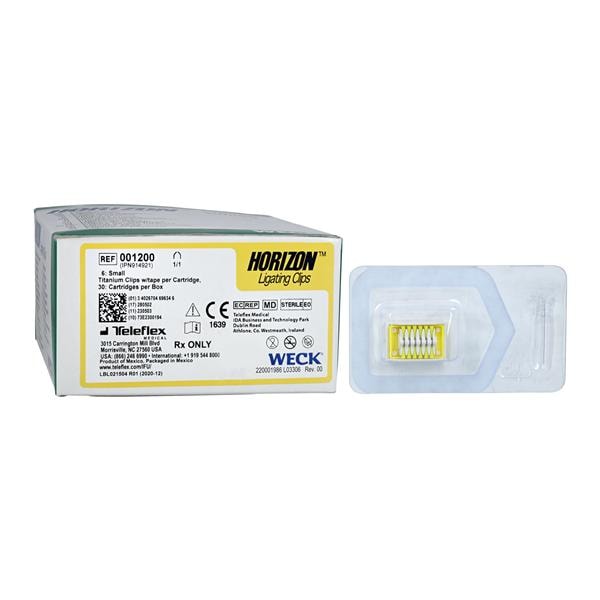 Teleflex Medical -Horizon Ligating Clip Small Disposable 001200