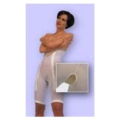 BSN Medical, Inc SupportWear Plastic Surgery Girdle Mid Thigh Small Women 24-26" White  - 110661