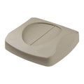 Newell Brands Dist. LLC Lid Can Untouchable Polystyrene 4x16" Square Swing Lid Self-Closing f/ FG356988 Containers Beige 6/Case - FG268988BEIG
