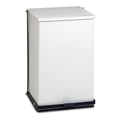Detecto Scales Co Can Trash XL Foot Pedal Full-Width Hinge Lid Self-Closing w/ Biohazard/Infectious Waste Adhesive Labels Each - P-100