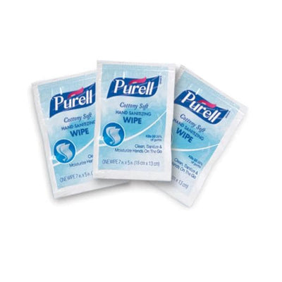 Gojo Industries Inc -Purell Hand Sanitizer Wipes Portable Pack 62% Ethyl Alcohol 12/Case 9025-12