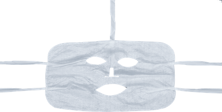 DEROYAL SPECIAL SHAPED GAUZE FACE DRESSINGS (PACKAGING - CASE OF 25)