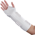 DEROYAL UNIVERSAL LEATHERETTE WRIST FOREARM SPLINT (PACKAGING - EACH) (LENGTH - 11”) (SIZE - UNIVERSAL)