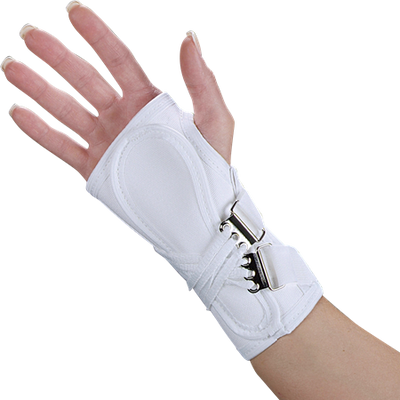 DEROYAL LACE UP CANVAS WRIST SPLINT (PACKAGING - EACH) (LENGTH - 8”)