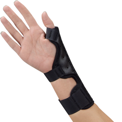 DEROYAL UNIVERSAL LEATHERETTE THUMB SPLINT (PACKAGING - EACH) (SIZE - UNIVERSAL)