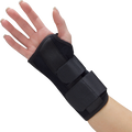 DEROYAL UNIVERSAL BLACK FOAM WRIST SPLINT (LENGTH - 7”) (PACKAGING - EACH) (SIZE - UNIVERSAL)