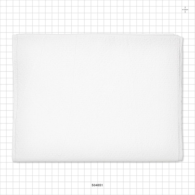 40" x 60" White Drape/Blanket, 100 pcs/case - 40 inch x 60 inch (1016 mm x 1524 mm) - 504651