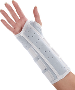 DEROYAL UNIVERSAL FOAM WRIST AND WRIST FOREARM SPLINT WITH BINDING (PACKAGING - EACH) (SIZE - UNIVERSAL)
