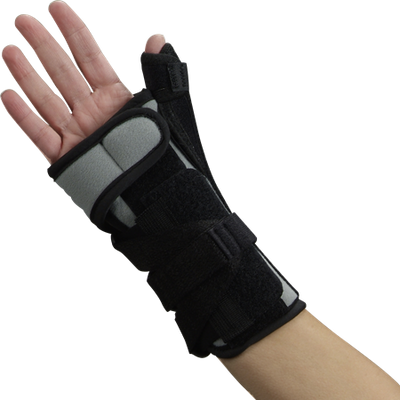 DEROYAL UNIVERSAL WRIST AND THUMB SPLINT (PACKAGING - EACH) (LENGTH - 8”) (SIZE - UNIVERSAL)