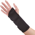 DEROYAL BLACK WRIST SPLINT (PACKAGING - EACH) (LENGTH - 8")