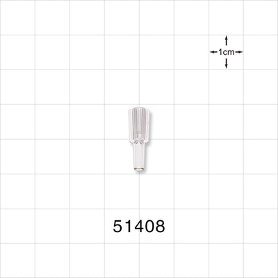 Y Connector, 3-Way, Parallel, Tubing Ports, Natural - 0.079 inch - 0.091 inch ID (2.01 mm -2.31 mm) - 51408