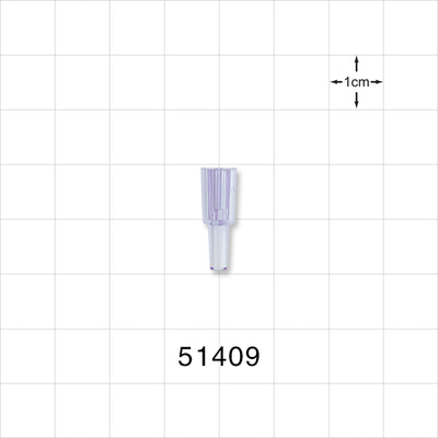 Y Connector, 3-Way, Parallel, Tubing Ports, Clear - 0.079 inch - 0.091 inch ID (2.01 mm -2.31 mm) - 51409