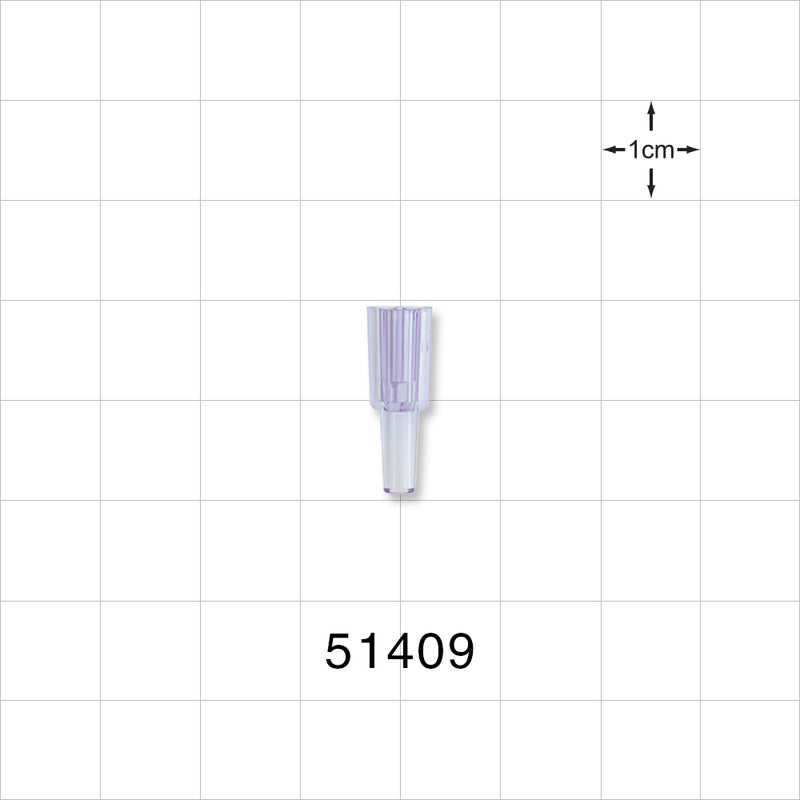Y Connector, 3-Way, Parallel, Tubing Ports, Clear - 0.079 inch - 0.091 inch ID (2.01 mm -2.31 mm) - 51409