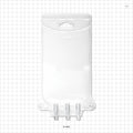 Bag, 3 Tube Ports, Non-Sterile - 500 ml; 3 Tubes 0.258 inch ID (6.55 mm) - 51492