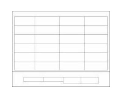 PDC Bio-logics Chart Labels Wristband Laser Poly Paper Landscape, Multiple Size Labels x Adult/Pedi White - 28 Labels per Sheet, 4 Pks of 250 Sheets per Case | 51494M