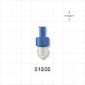 Tuohy Borst Adapter, Female Luer Lock - 2 FR - 3 FR (0.026 inch - 0.039 inch, 0.67 mm - 1 mm) - 51505