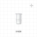 Press-In Plug, Barbed, Natural - Fits 1/2 inch ID Tubing (0.5 inch, 12.7 mm) - 51628