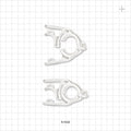 PharmaLok™ Clamp, White - Fits 0.5 inch/0.75 inch Mini Flange - 51632