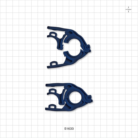 PharmaLok™ Clamp, Blue - Fits 0.5 inch/0.75 inch Mini Flange - 51633