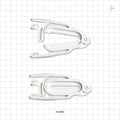 PharmaLok™ Tube Clamp, White - Fits 1/2 inch - 1 1/4 inch OD Tubing (0.5 inch - 1.25 inch, 12.7 mm - 31.7 mm) - 51640