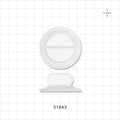 Sanitary Flange End Cap - Fits 1 inch/1.5 inch Standard Flange - 51643