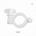 Bio-Ease+™ Clamp, Natural - Fits 1 inch/1.5 inch Standard Flange - 51679