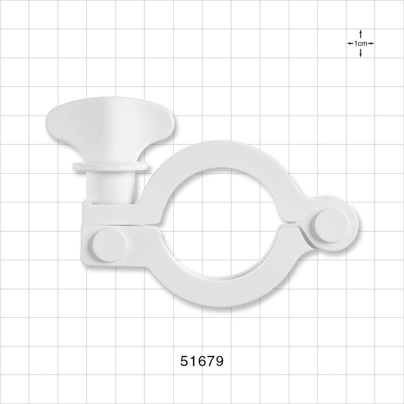 Bio-Ease+™ Clamp, Natural - Fits 1 inch/1.5 inch Standard Flange - 51679