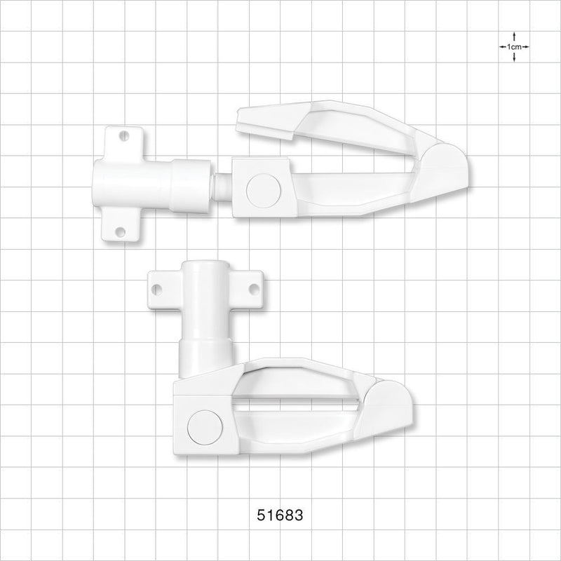 Bio-Ease™ HD Tubing Clamp - Fits 0.187 inch ID - 0.5 inch ID Tubes; Wall Thicknesses 0.085 inch - 0.2 inch - 51683