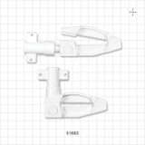 Bio-Ease™ HD Tubing Clamp - Fits 0.187 inch ID - 0.5 inch ID Tubes; Wall Thicknesses 0.085 inch - 0.2 inch - 51683