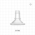 FlowLinX™ Sanitary Flange, Barbed - 1 inch/1.5 inch Standard; Fits 1/2 inch ID Tubing (0.5 inch, 12.7 mm) - 51746