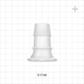 FlowLinX™ Sanitary Flange, Barbed - 1 inch/1.5 inch Standard; Fits 1 inch ID Tubing (25.4 mm) - 51748
