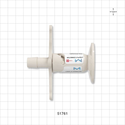 Lynx ST Connector, Barbed - 1 inch/1.5 inch Standard x Fits 1/2 inch ID Tubing (0.5 inch, 12.7 mm) - 51761