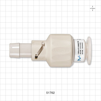 Lynx ST Connector, Barbed - 1 inch/1.5 inch Standard x Fits 1 inch ID Tubing (25.4 mm) - 51762