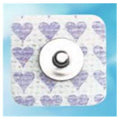 Conmed Corporation Softrace Electrocardio Electrode Neonatal 0.9x0.9" Clth/Rpstnbl Gl 300/Case - 2320-003