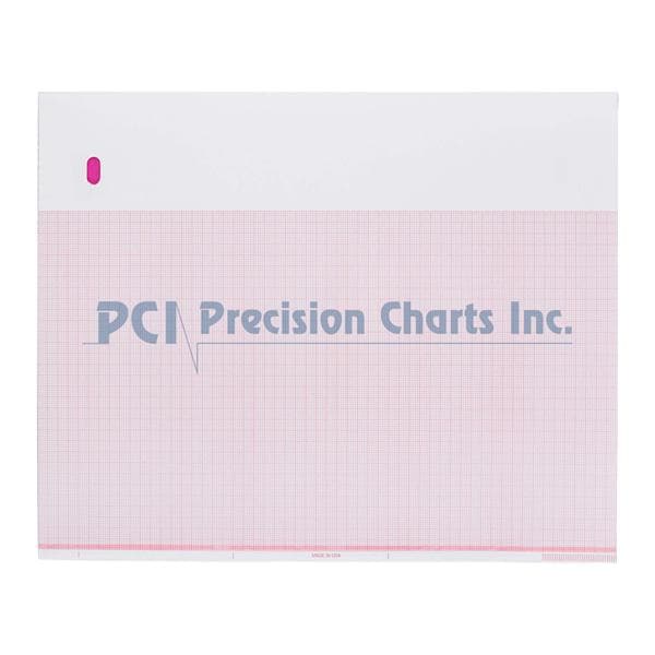 Precision Charts Inc Recording Paper ECG/EKG For Mac 1600 New 150/Pk, 16 PACKAGE/CASE  - 9402-061