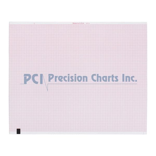 Precision Charts Inc Marquette Hellige ECG/EKG Recording Paper New 10Pk/Case  - 226-166-06