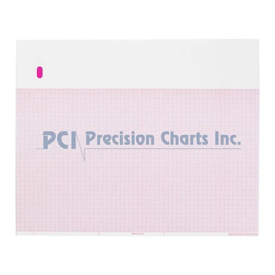 Precision Charts Inc GE Marquette ECG/EKG Recording Paper New 1 Pad, 10 EACH/CASE - 9402-024
