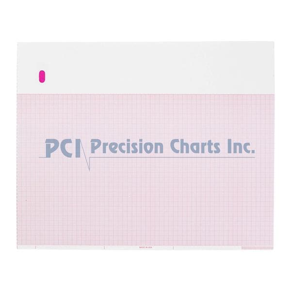 Precision Charts Inc GE Marquette ECG/EKG Recording Paper New 1 Pad, 10 EACH/CASE - 9402-024