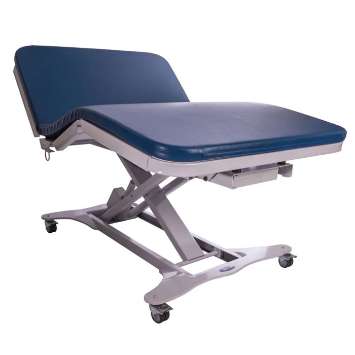 Tri W-G Hi-Lo Bariatric Treatment Table With Storage ( Size - 36" x 78" ) (Base - Porcelain ) Upholstery
