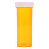 Clarke Container Division Medicine Vial Plastic 1-1/4" 16 Dram Amber Reusable Non-Sterile 270/Case - 23016