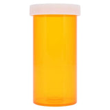 Clarke Container Division Medicine Vial Plastic 1-4/5" 40 Dram Amber Reusable Non-Sterile 180/Case - 23040