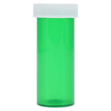 Clarke Container Division Medicine Vial Plastic 8 Dram Green Reusable Non-Sterile 410/Case - 24008
