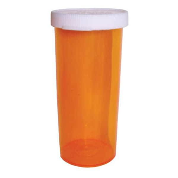 Clarke Container Division Medicine Vial Plastic 16 Dram Amber Reusable 300/Case - 32016