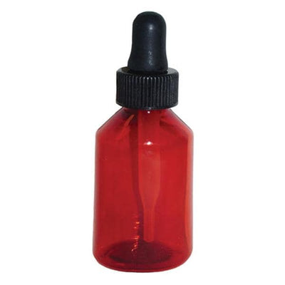 Clarke Container Division Dropper Bottle Plastic 1oz Reusable Oval 48/Pack - 94004