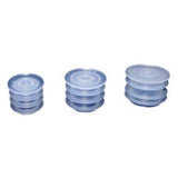 Clarke Container Division Adapter Cap Plastic 24mm Oral Transparent Reusable 10/Pack - 96001