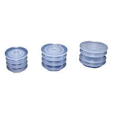 Clarke Container Division Adapter Cap Plastic 28mm Oral Transparent Reusable 10/Pack - 96002