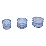 Clarke Container Division Adapter Cap Plastic Transparent Reusable 100/Pack - 96010