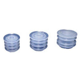 Clarke Container Division Adapter Cap Plastic 24mm Transparent Reusable 100/Pack - 96011