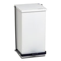 Detecto Scales Co Step-On Can Enamel White 32qt Each - P-32